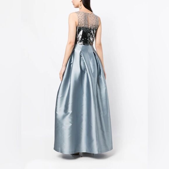 Sachin + Babi Womens Erica High Shine Gown Dress Pockets - Picture 5 of 14